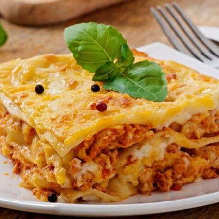 Lasanha à bolonhesa